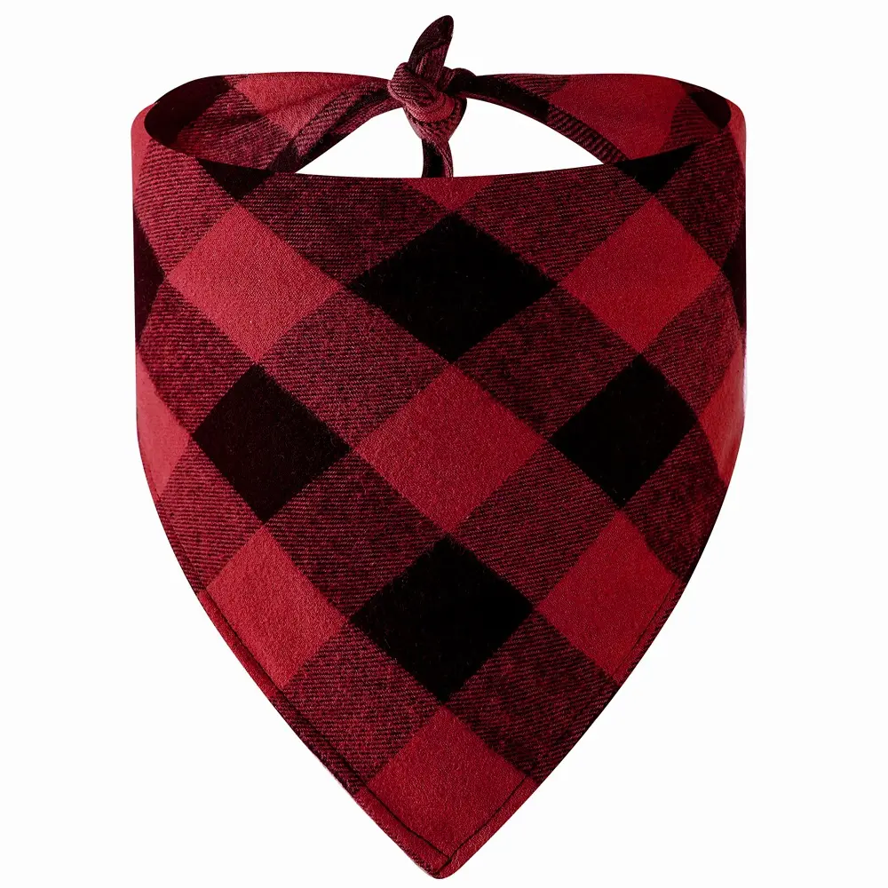 Christmas Check Bandana, Red Check · Classic