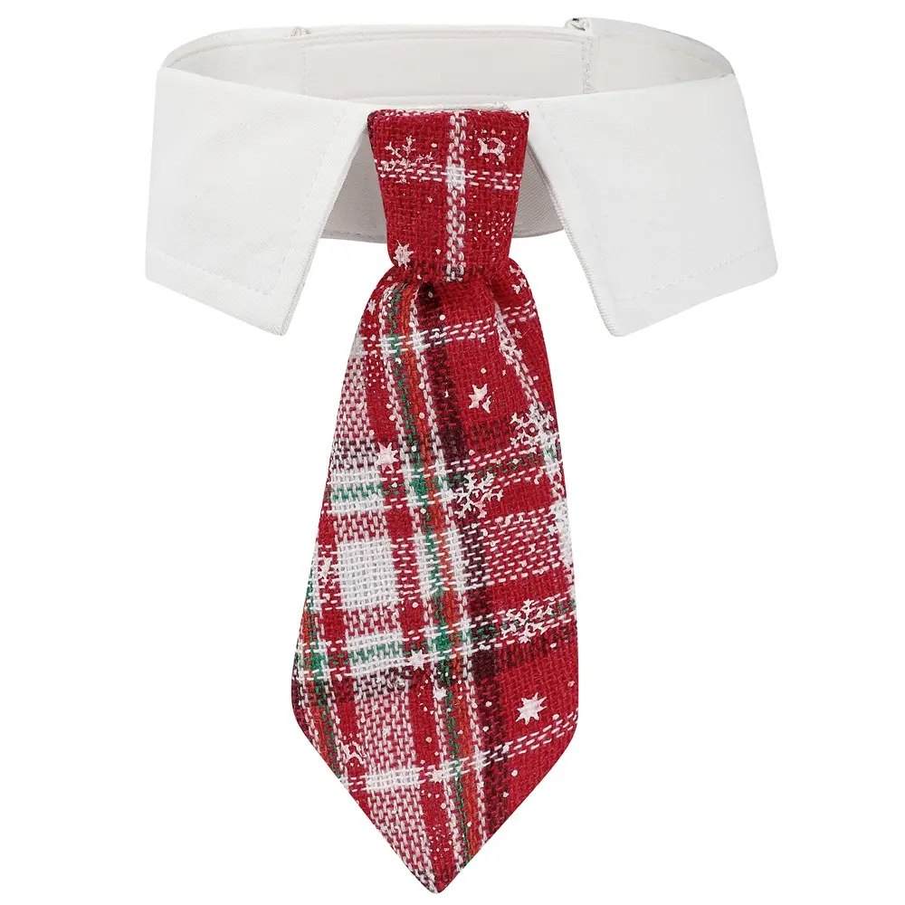 Christmas Collar Tie, Nordic Plaid