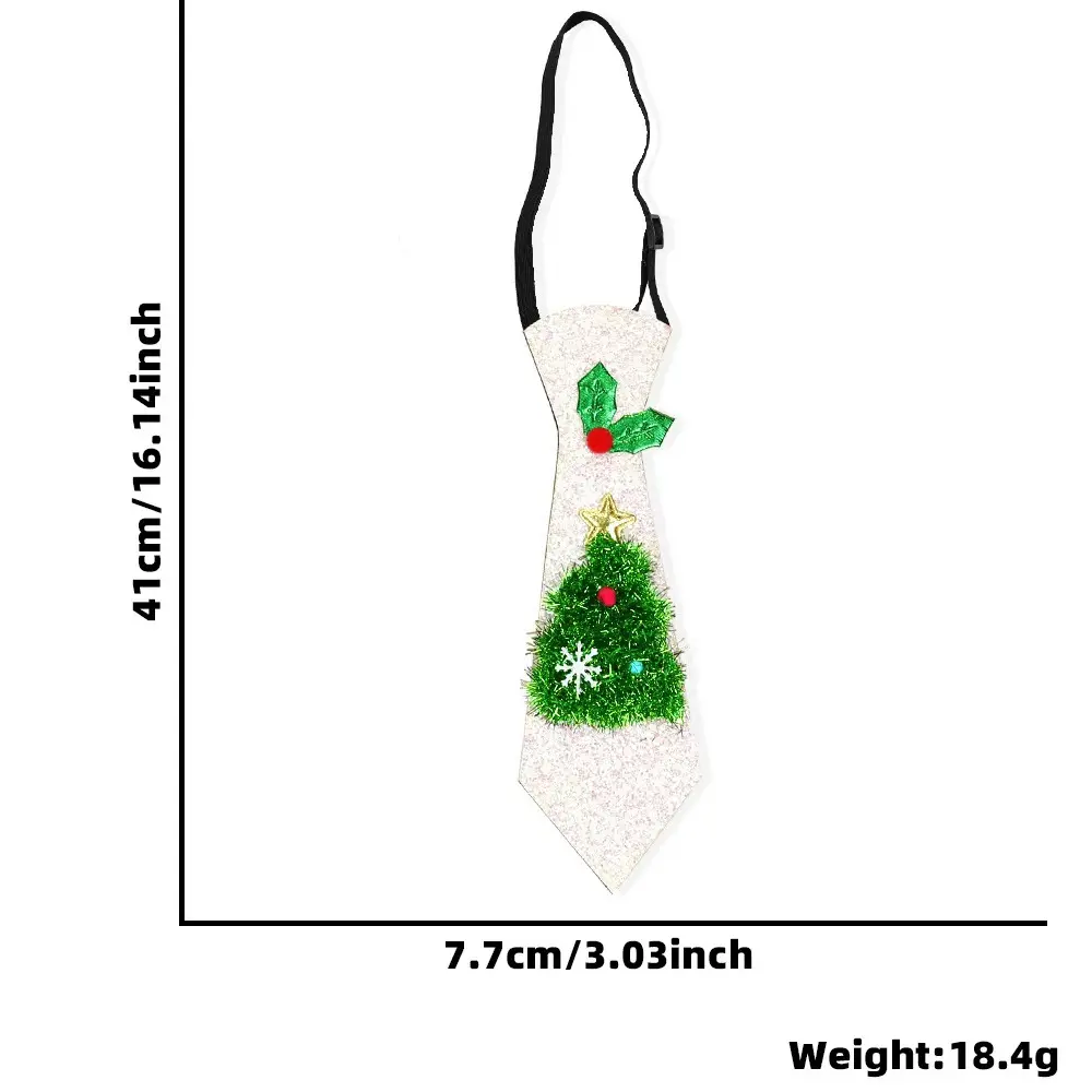 Glitter Christmas Tie, Christmas Tree