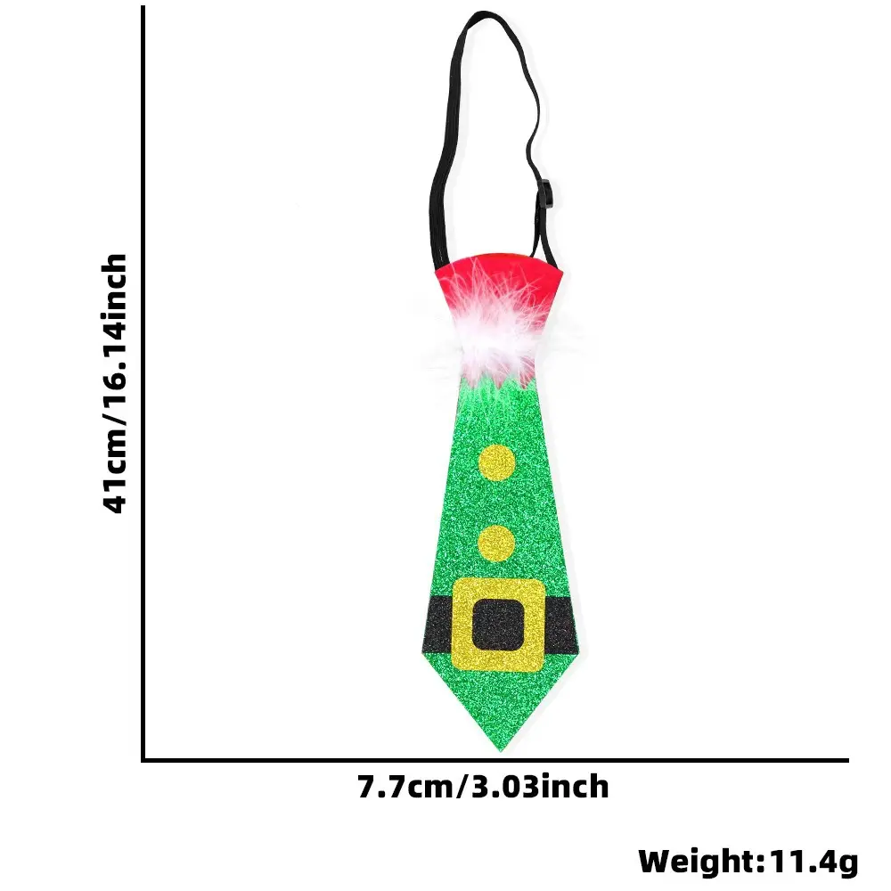 Glitter Christmas Tie, Elf