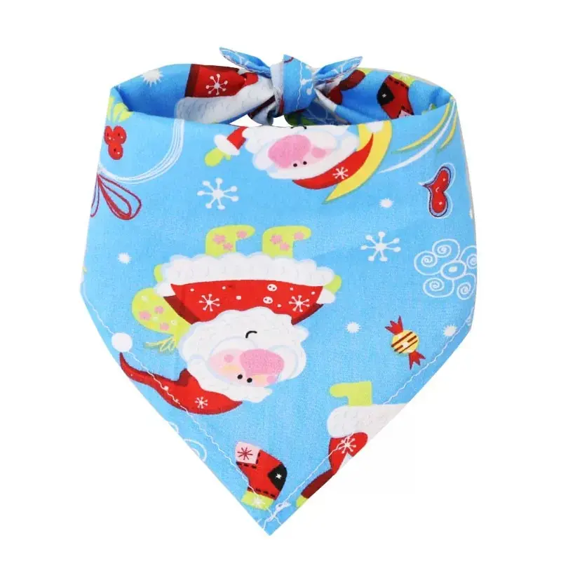 Holly Jolly Bandana for Dogs & Cats — Sky Santa, L