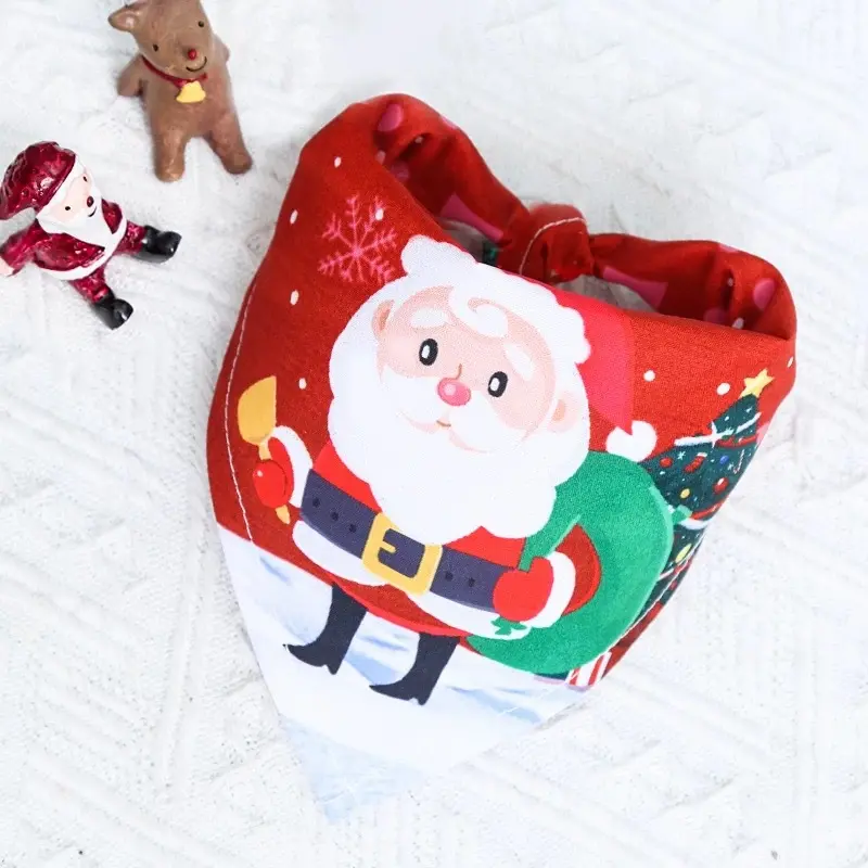 Holly Jolly Bandana for Dogs & Cats — Santa Sack, L