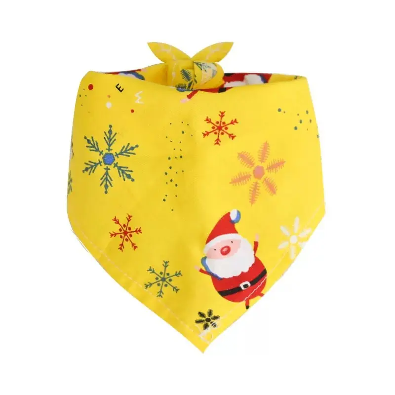 Holly Jolly Bandana for Dogs & Cats — Sunny Santa, L
