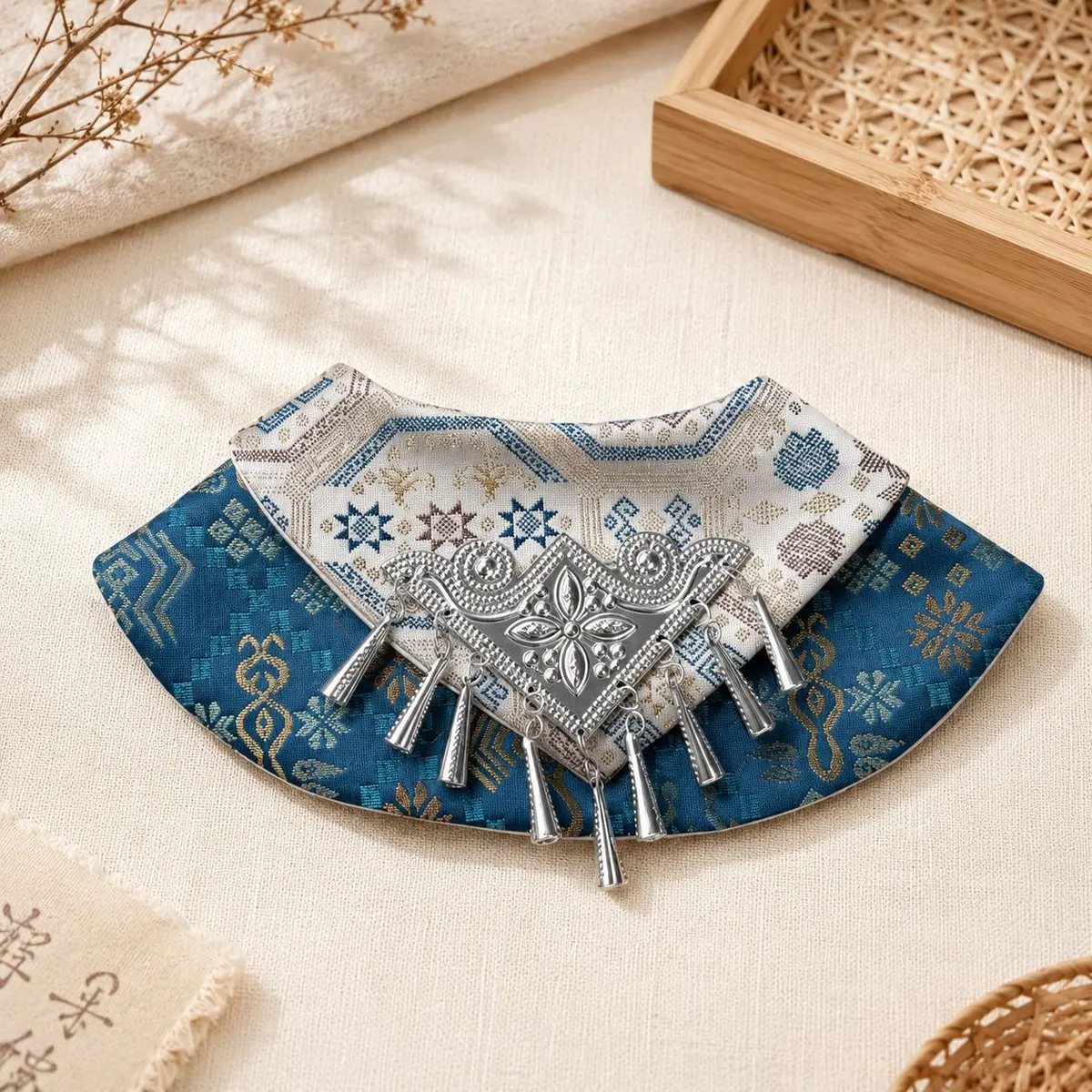 Brocade Tassel Cape