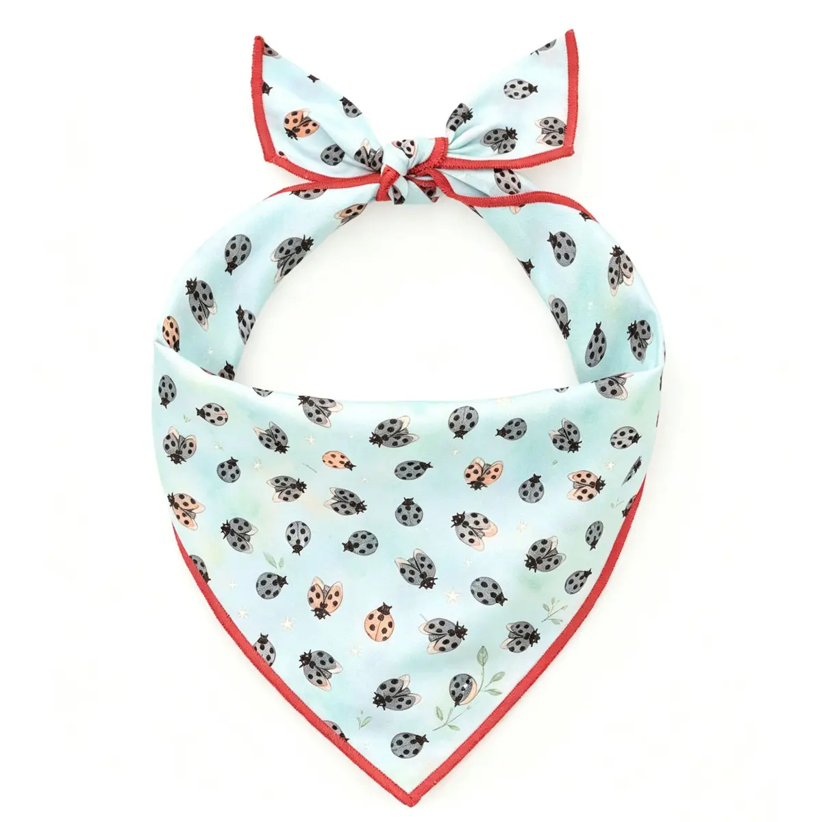 Sunny Day Bandana for Dogs & Cats — Ladybug, M