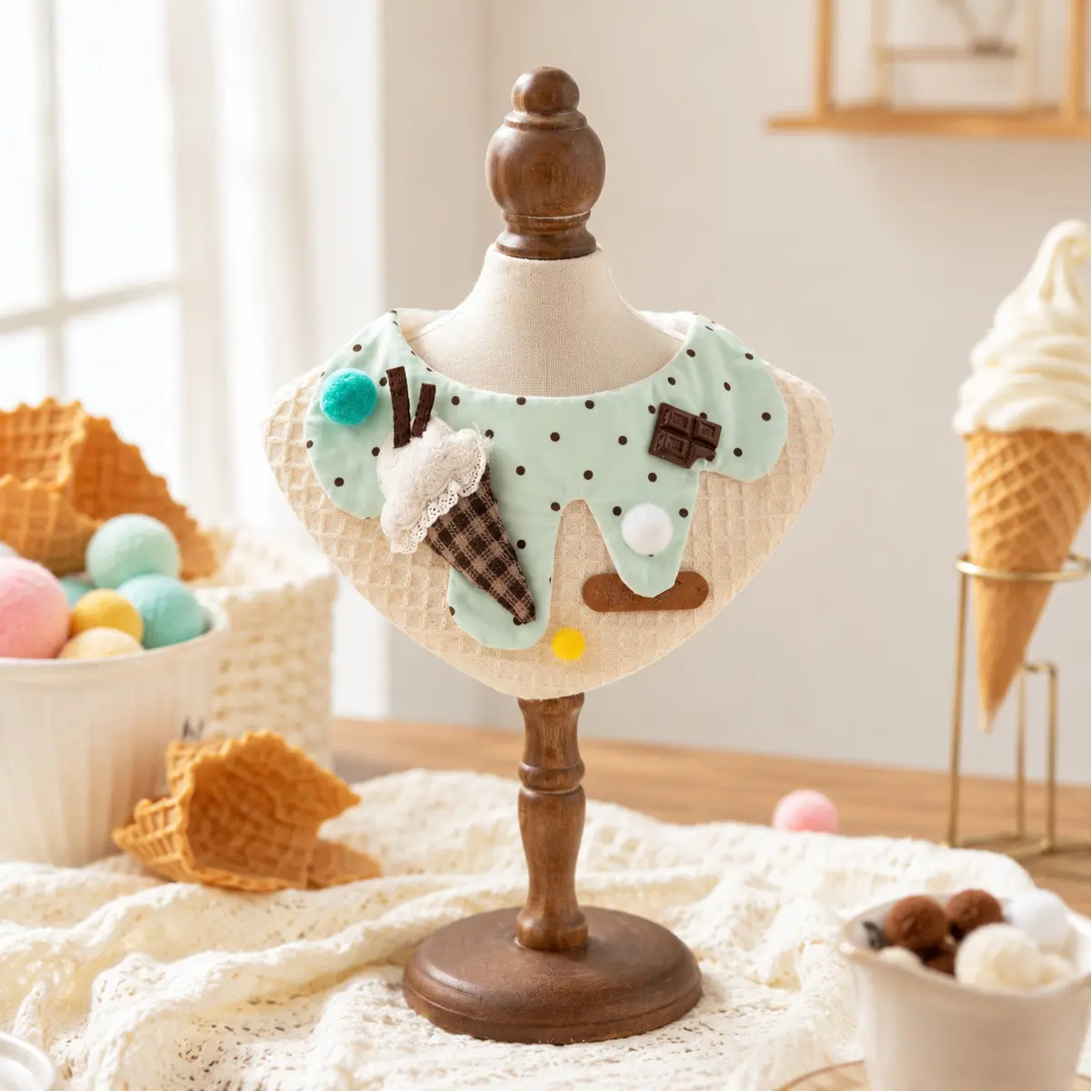 Mint Choc Ice Cream Bib