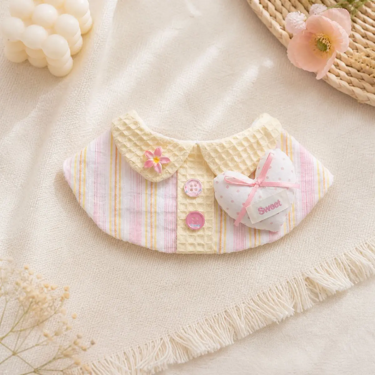 Waffle Sweetheart Bib