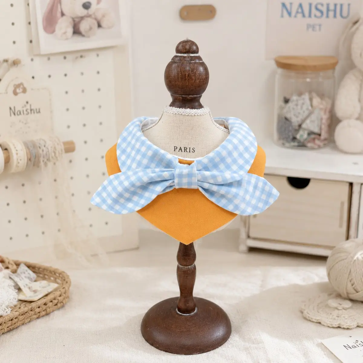 Big Bow Bib, Orange